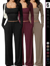 Plisse Loungewear Sleepwear Set
