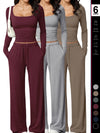 Plisse Loungewear Sleepwear Set