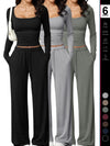 Plisse Loungewear Sleepwear Set