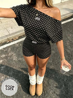 Polka Dot Summer Loungewear Set