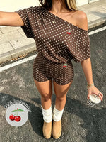 Polka Dot Summer Loungewear Set