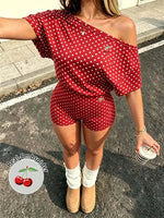 Polka Dot Summer Loungewear Set