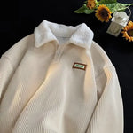 Corduroy Polo Sweater